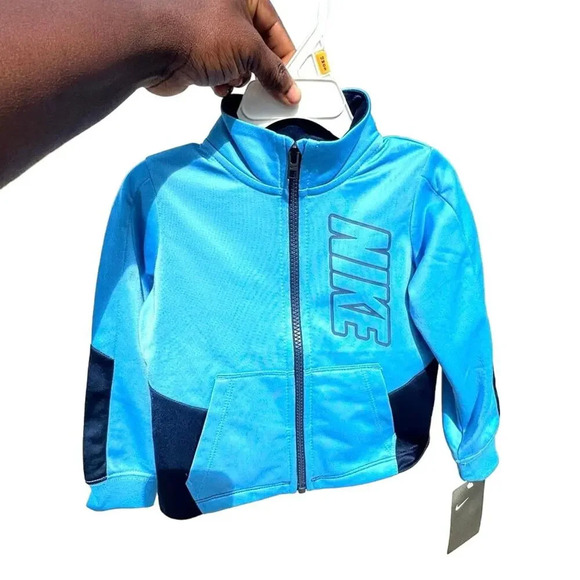 Nike Zip Up Track Jacket Size 24 Months - Picture 1 of 9
